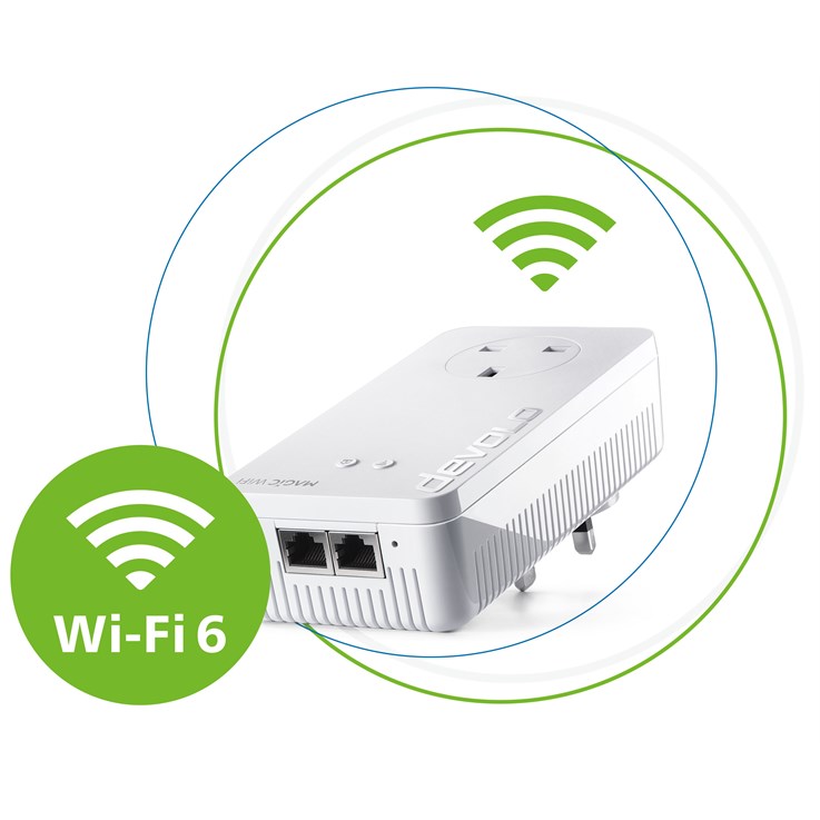 Devolo Magic 2 WiFi 6 2400 Mbit/s Ethernet LAN Wi-Fi White 1 pc(s)