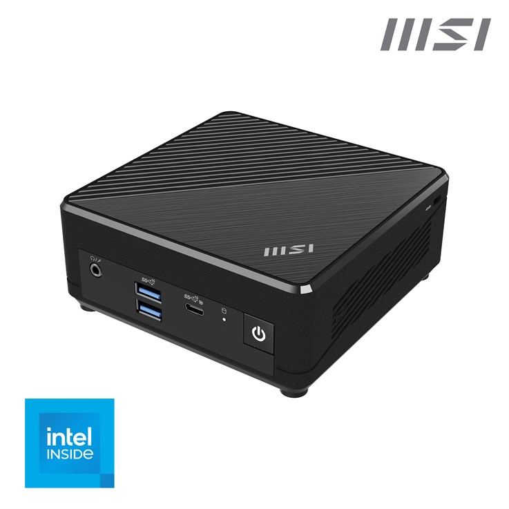 MSI Cubi N ADL Intel N200 Barebone, NUC, SFF, Mini Computer, HTPC, (NO RAM, NO Storage, NO OS), UHD Graphics/Type C/HDMI/DisplayPort/Dual LAN/WiFi 5/BT 5.1/VESA