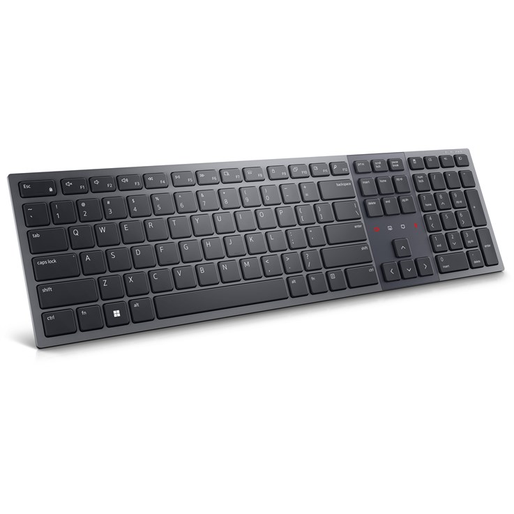 DELL KB900 keyboard Office RF Wireless + Bluetooth QWERTY UK English Graphite