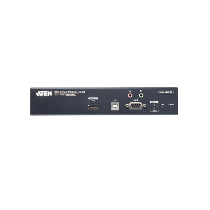 ATEN 4K HDMI Single Display KVM Over IP Transmitter Transmitter with PoE