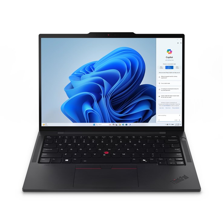 Lenovo ThinkPad T14s Intel Core Ultra 7 155U Laptop 35.6 cm (14") WUXGA 16 GB LPDDR5x-SDRAM 512 GB SSD Wi-Fi 6E (802.11ax) Windows 11 Pro Black