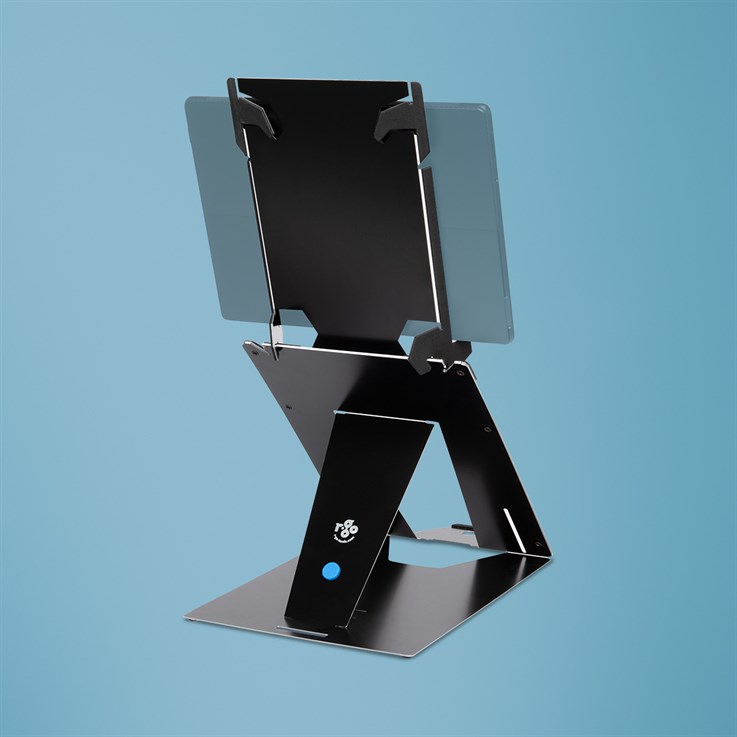 R-Go Tools Tablet and laptop stand R-Go Riser Duo, suitable for 10-22 inch screen, black