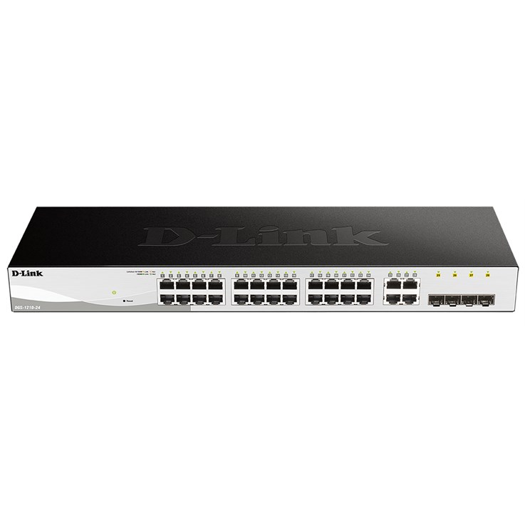 D-Link 24-Port Gigabit Smart Managed Switch including 4 SFP ports