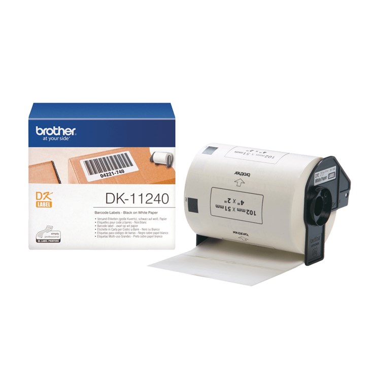 Brother DK-11240 printer label White