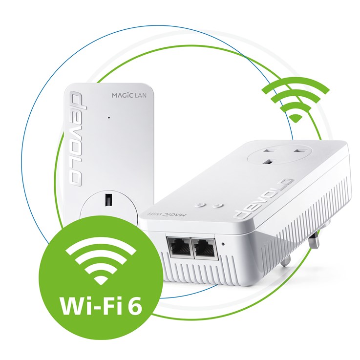 Devolo Magic 2 WiFi 6 2400 Mbit/s Ethernet LAN Wi-Fi White 2 pc(s)