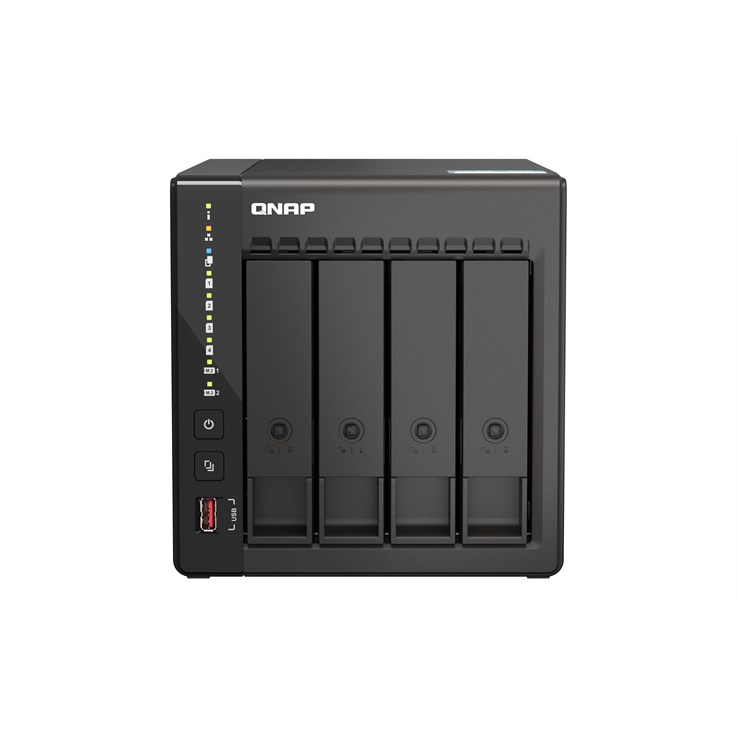 QNAP TS-453E NAS Tower Intel® Celeron® J6412 8 GB QNAP QTS Black