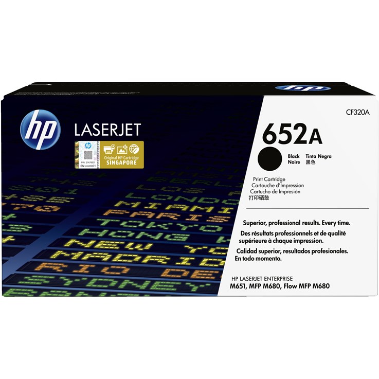 HP 652A Black Original LaserJet Toner Cartridge