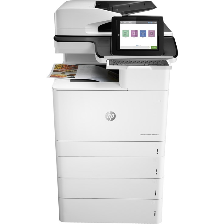 HP Color LaserJet Enterprise Flow MFP M776z, Print, copy, scan and fax, Front-facing USB printing