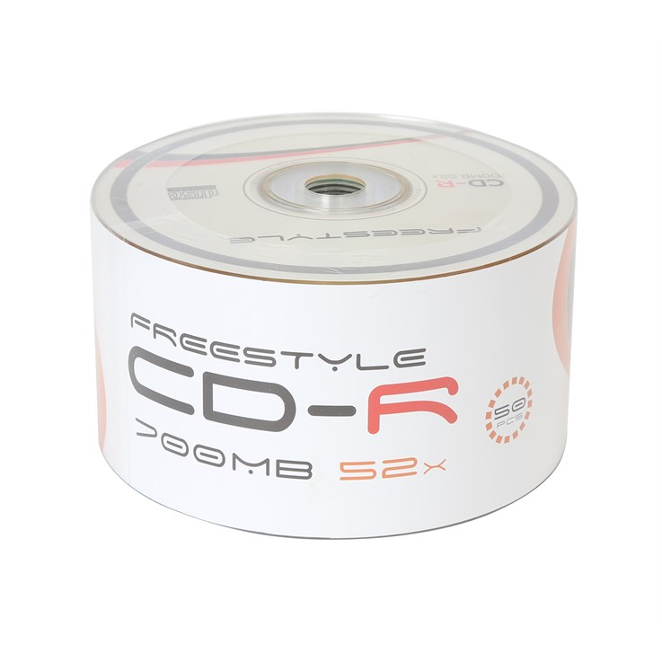 Freestyle CD-R (x50 pack), 700MB, Speed 52X, Shrink Wrap Packaging