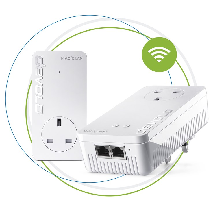 Devolo Magic 1 WiFi 1200 Mbit/s Ethernet LAN Wi-Fi White 2 pc(s)