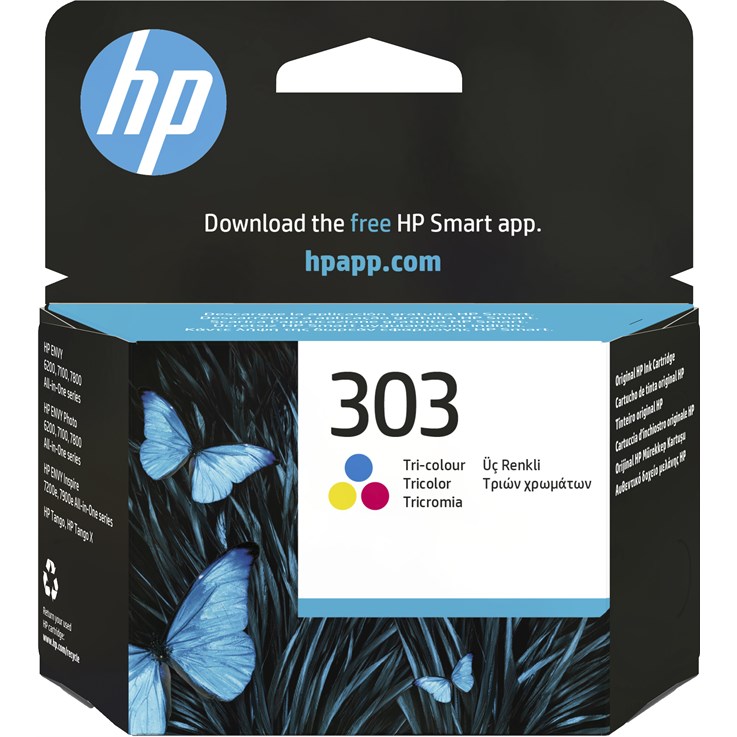 HP 303 Tri-color Original Ink Cartridge