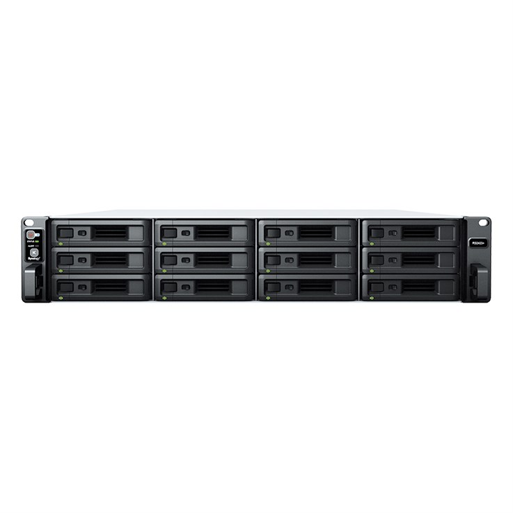 Synology RackStation RS2423+ NAS Rack (2U) Ryzen Embedded V1780B 8 GB DDR4 48 TB HDD DiskStation Manager Black