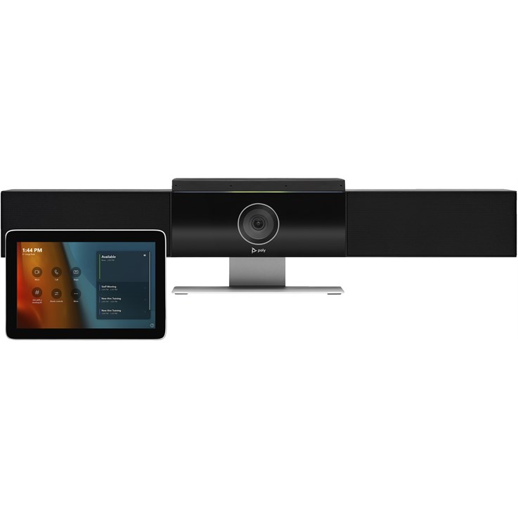 POLY Studio Medium Room Kit for MS Teams: Studio USB Video Bar with GC8 (ABU)