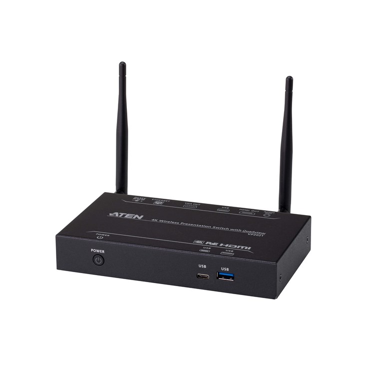 ATEN VP2021-AT-E wireless presentation system HDMI + VGA (D-Sub) Desktop